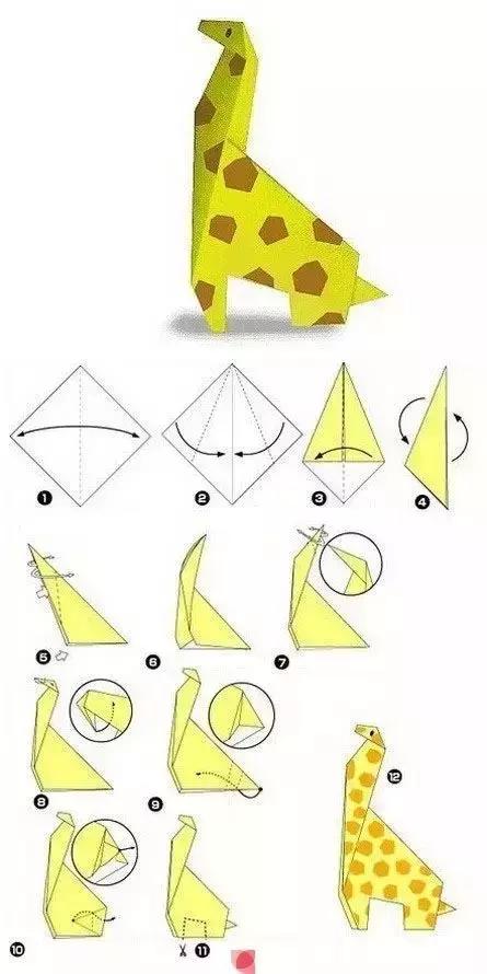 儿童折纸简单手工10000种,长正方形纸做手工折纸简单教程