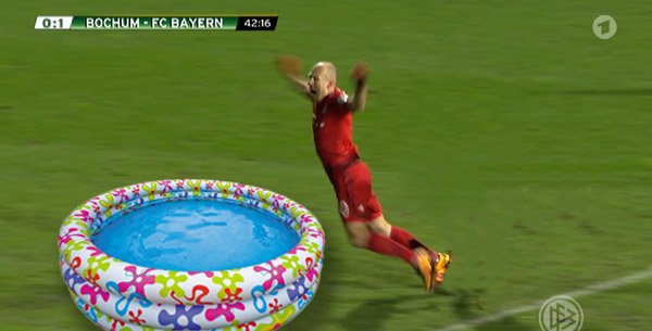 罗本假摔,罗本假摔超燃剪辑