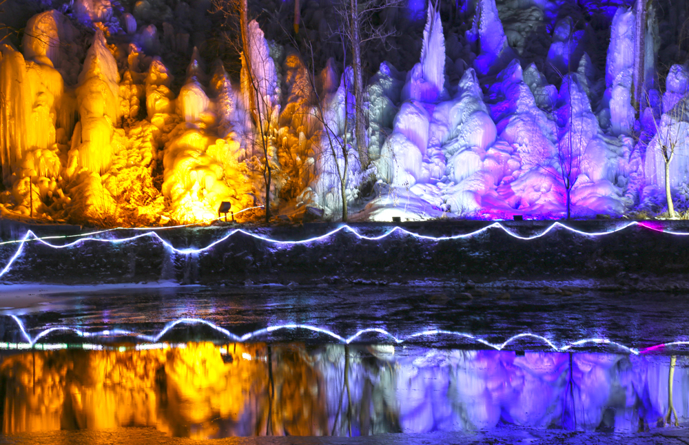 沕沕水冰瀑冰灯特价票,沕沕水景区冰灯需要门票吗
