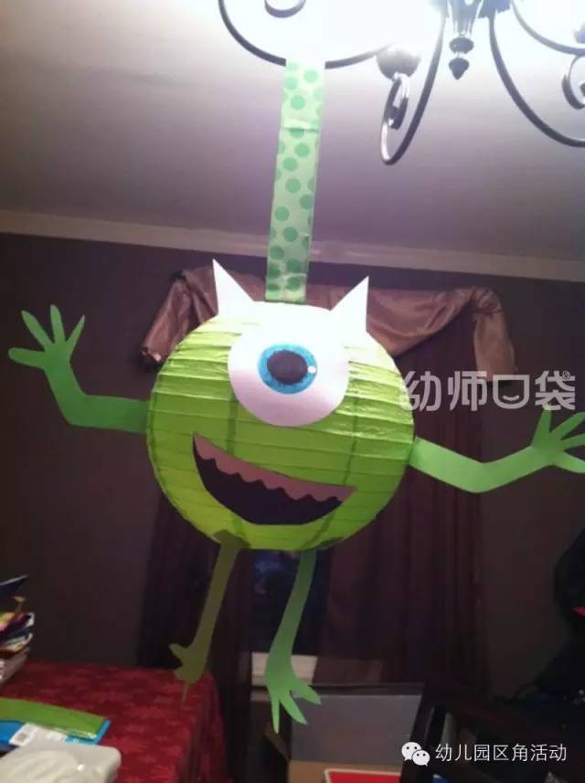 幼儿园新年灯笼布置场景,幼儿园环境布置创意挂饰