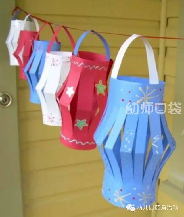 幼儿园新年灯笼布置场景,幼儿园环境布置创意挂饰