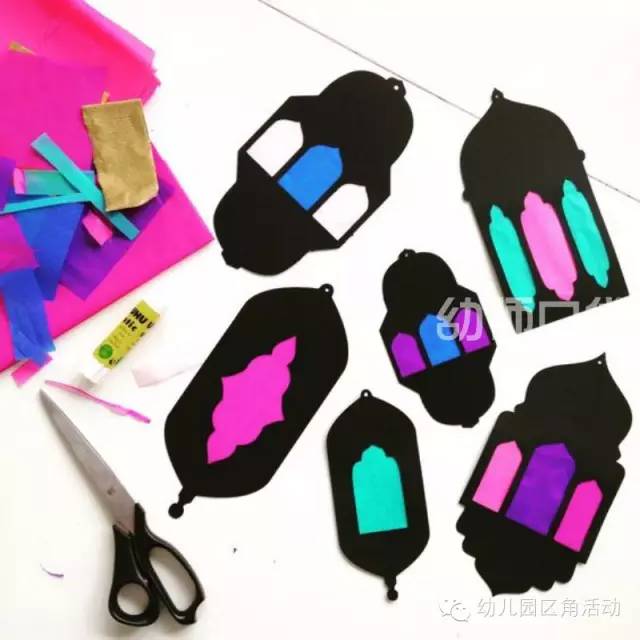 幼儿园新年灯笼布置场景,幼儿园环境布置创意挂饰