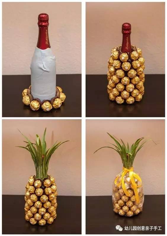 幼儿园废旧化妆瓶手工制作大全,废物利用手工幼儿园罐头瓶