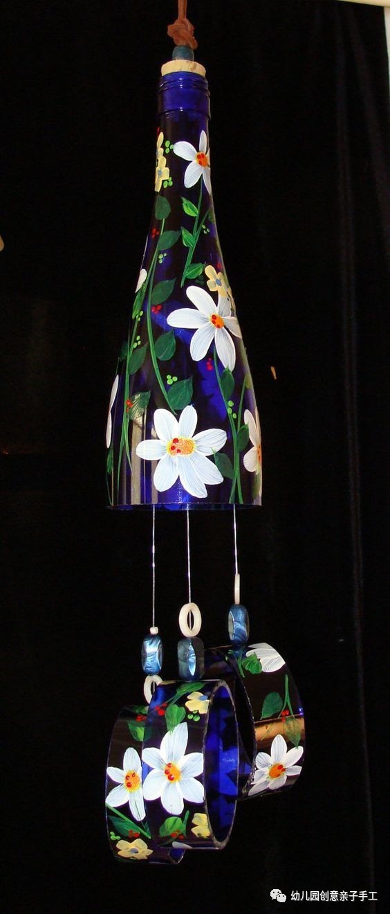 幼儿园废旧化妆瓶手工制作大全,废物利用手工幼儿园罐头瓶