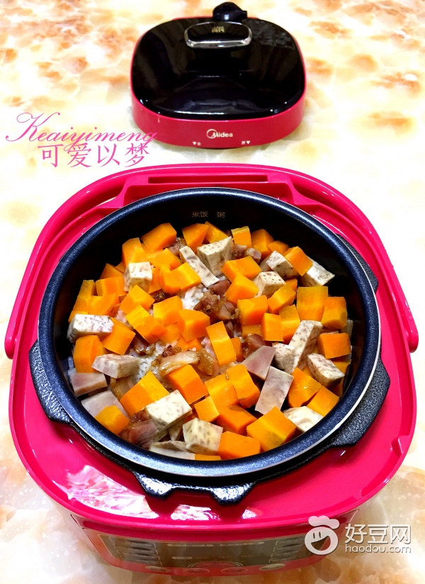 美的电压力锅糙米饭,美的mini饭煲