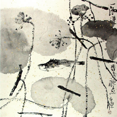 弘一法师处世箴言与禅画,弘一法师画作观音