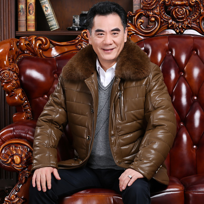 胖子男士棉衣外套加厚款丝棉夹克,送爸爸的冬季帅气时髦外套