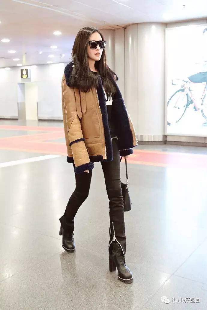 女明星机场look,盘点当红女明星们的机场照片