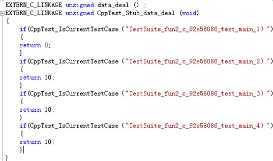 ParasoftC++test使用教程：桩函数