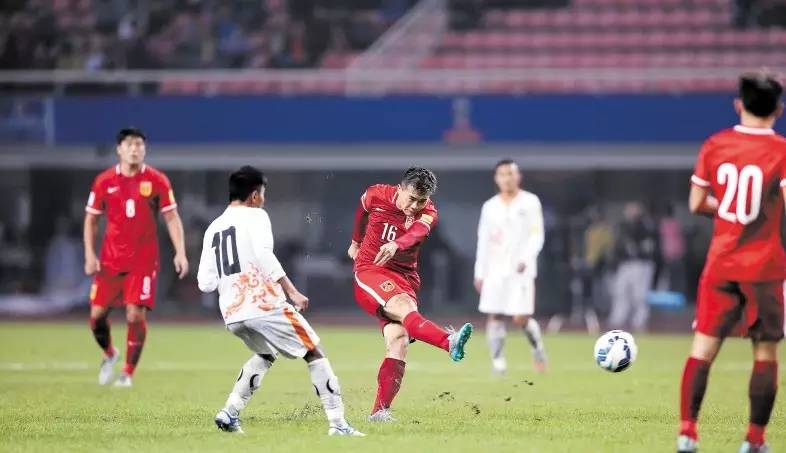 长沙国足中韩助威,一起来为国足加油呐喊