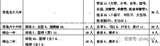 青岛哪些高中招体育特长生,2023年青岛艺体特长生