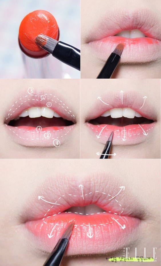 欧式新娘唇线唇妆画法,唇妆画法化妆视频技巧讲解