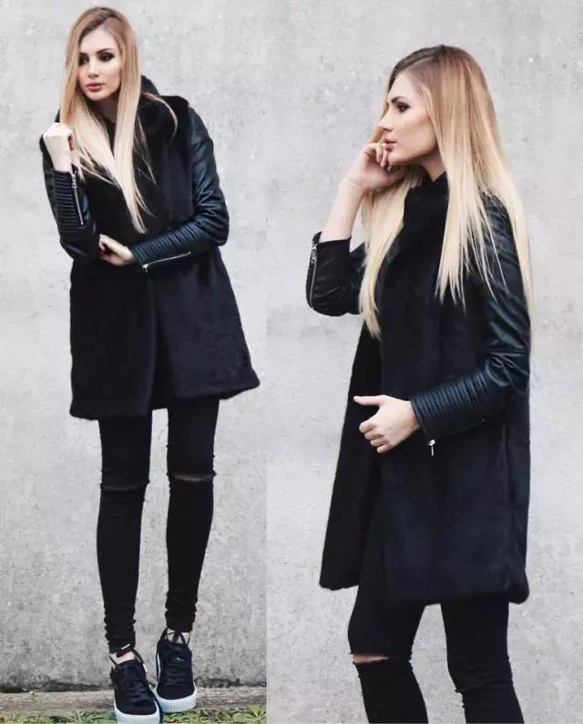 杨幂小金珠手链,杨幂小贝壳黑裙