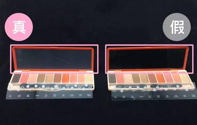 爱丽小屋单色眼影真假对比方法,爱丽小屋面包眼影盘真假