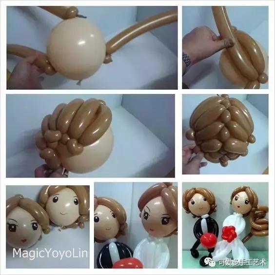 不一样的长条气球可以扭什么,长条气球不用嘴不用打气筒