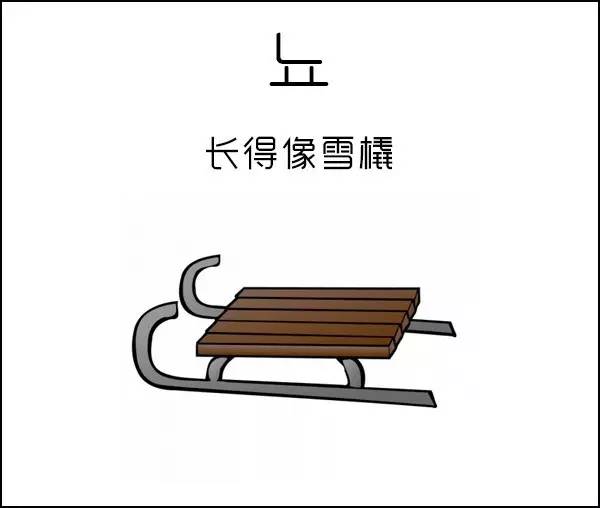 这些汉字有毒，长得像堵在高速路上的车队！