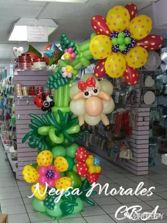 不一样的长条气球可以扭什么,长条气球不用嘴不用打气筒