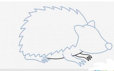 刺猬简笔画怎么画视频,刺猬简笔画手工