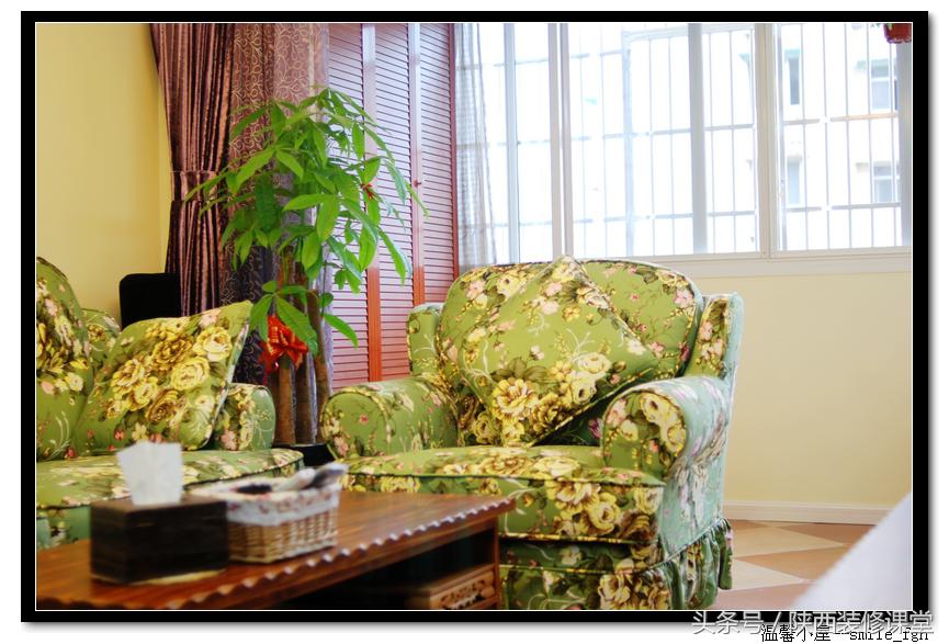 50平米小户型2室一厅美式田园,50平方的院子美式田园风