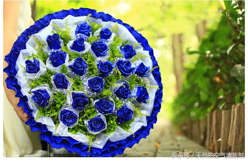 情人节手拿满天星花束最新款图片,情人节创意花束一秒征服吃货的心