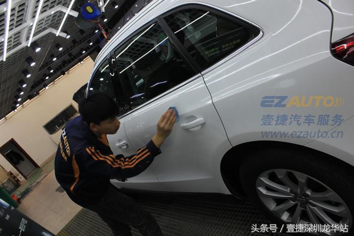 奥迪q5镀晶前后对比图,奥迪q5l镀晶是什么意思