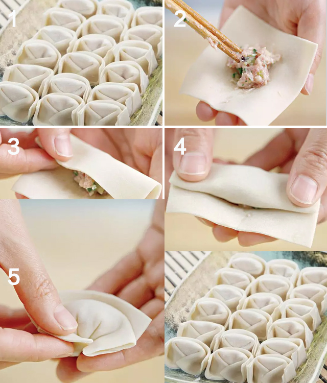 包馄饨的简单方法不露馅,如何包馄饨不露馅儿