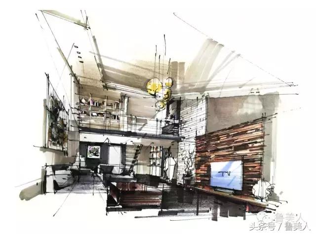 赵国斌室内手绘,赵国斌室内设计