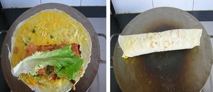 如何用杂粮煎饼粉在家做杂粮煎饼,杂粮煎饼的面糊配杂粮煎饼锅