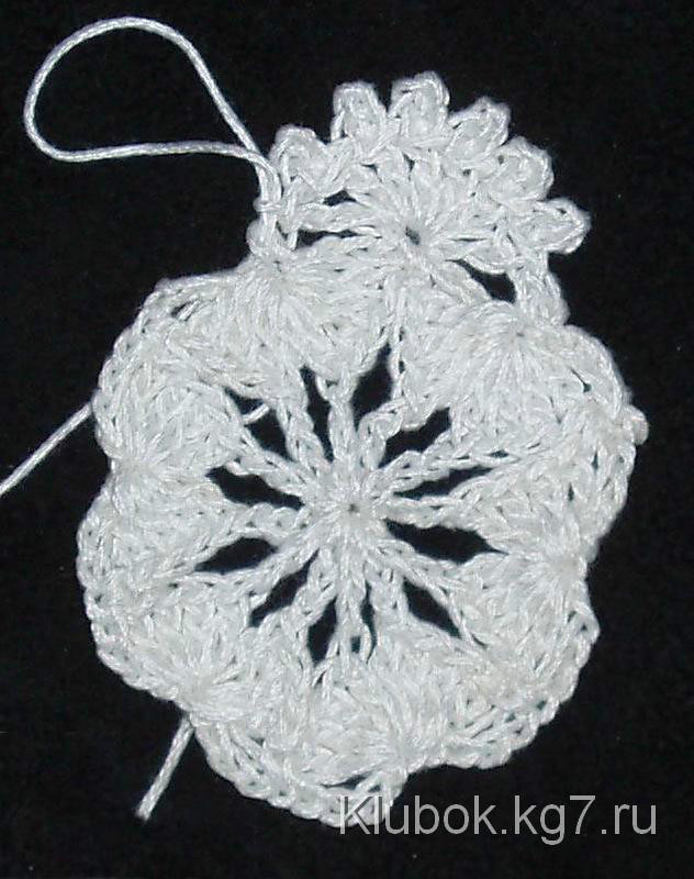 钩针六瓣花钩法,钩针教程六边形视频