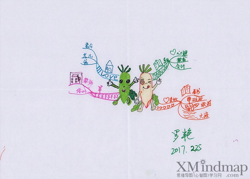 关于新鲜的思维导图手绘,手绘精美思维导图漂亮