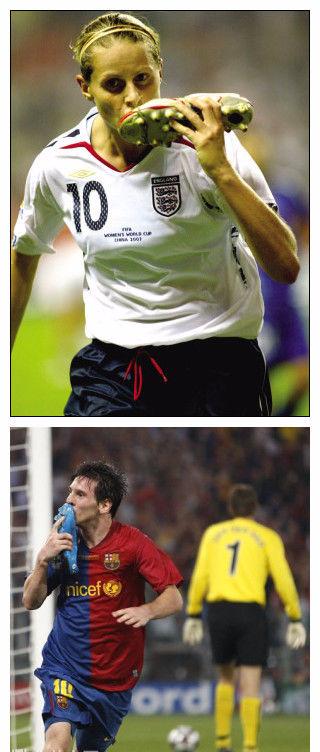 足球庆祝动作搞笑视频,足球场上最经典的庆祝动作