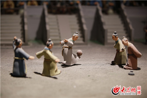 足球发源地淄博,足球起源地迎取圣球仪式