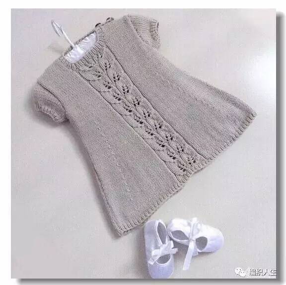 从下往上编织毛线背心裙怎样减针,毛线编织宝宝拼色背心裙图片大全