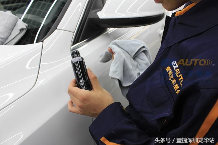 奥迪q5镀晶前后对比图,奥迪q5l镀晶是什么意思