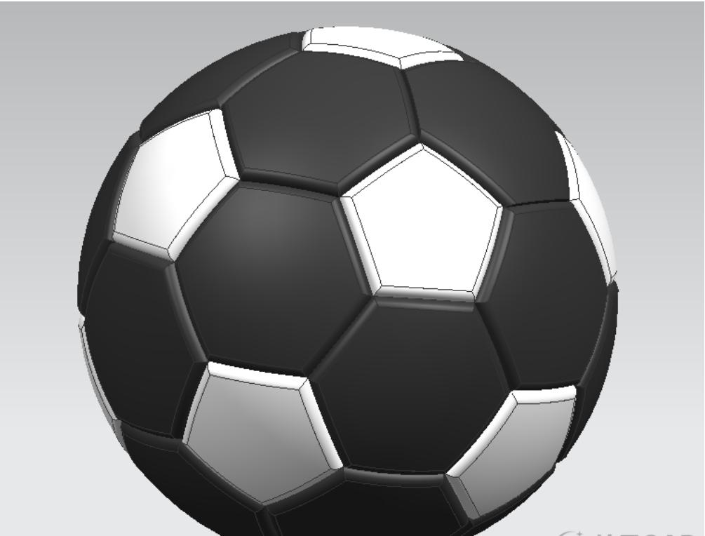 用ug画足球详细教程,ug足球建模教学