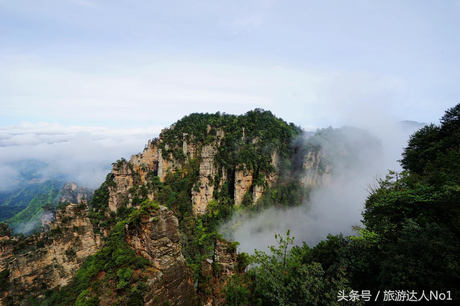 游记张家界8天旅游详细攻略,张家界天门山森林公园美景游记