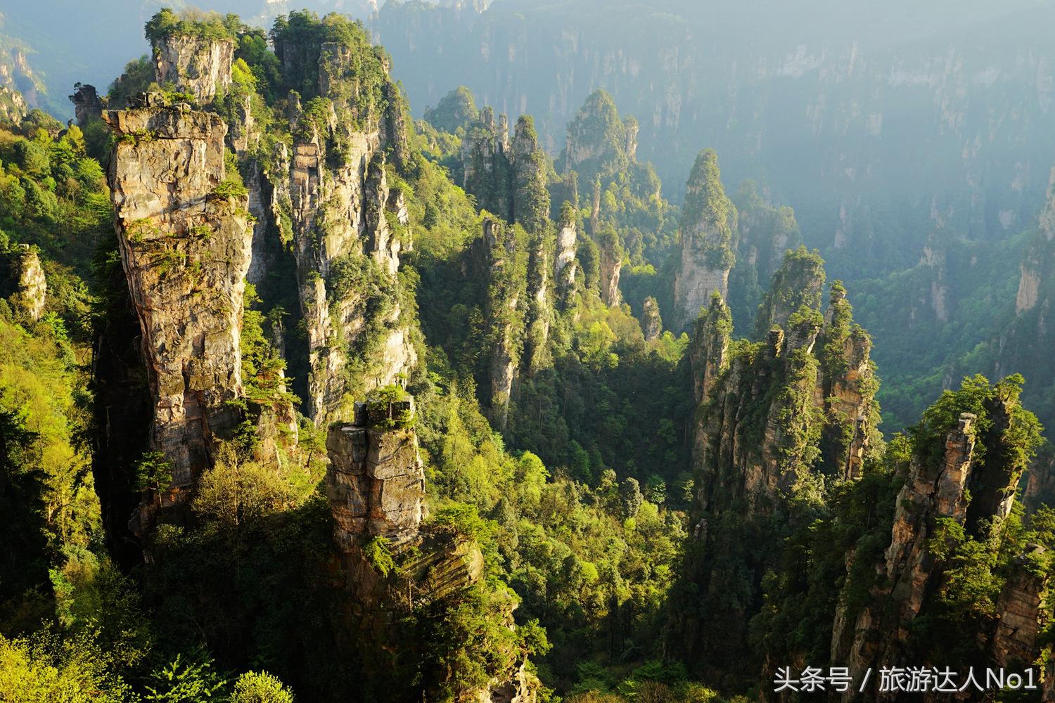 游记张家界8天旅游详细攻略,张家界天门山森林公园美景游记