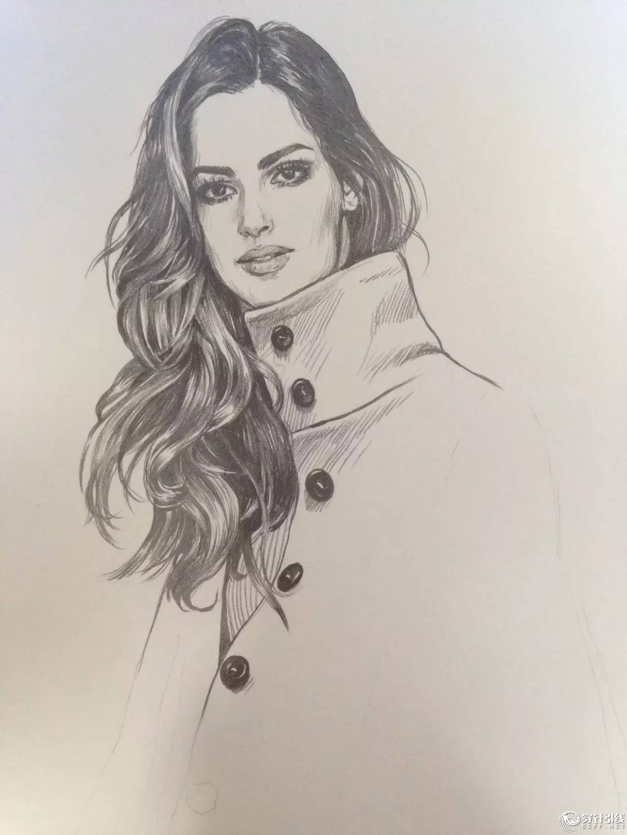 服装设计手绘时装,手绘时尚潮流服装