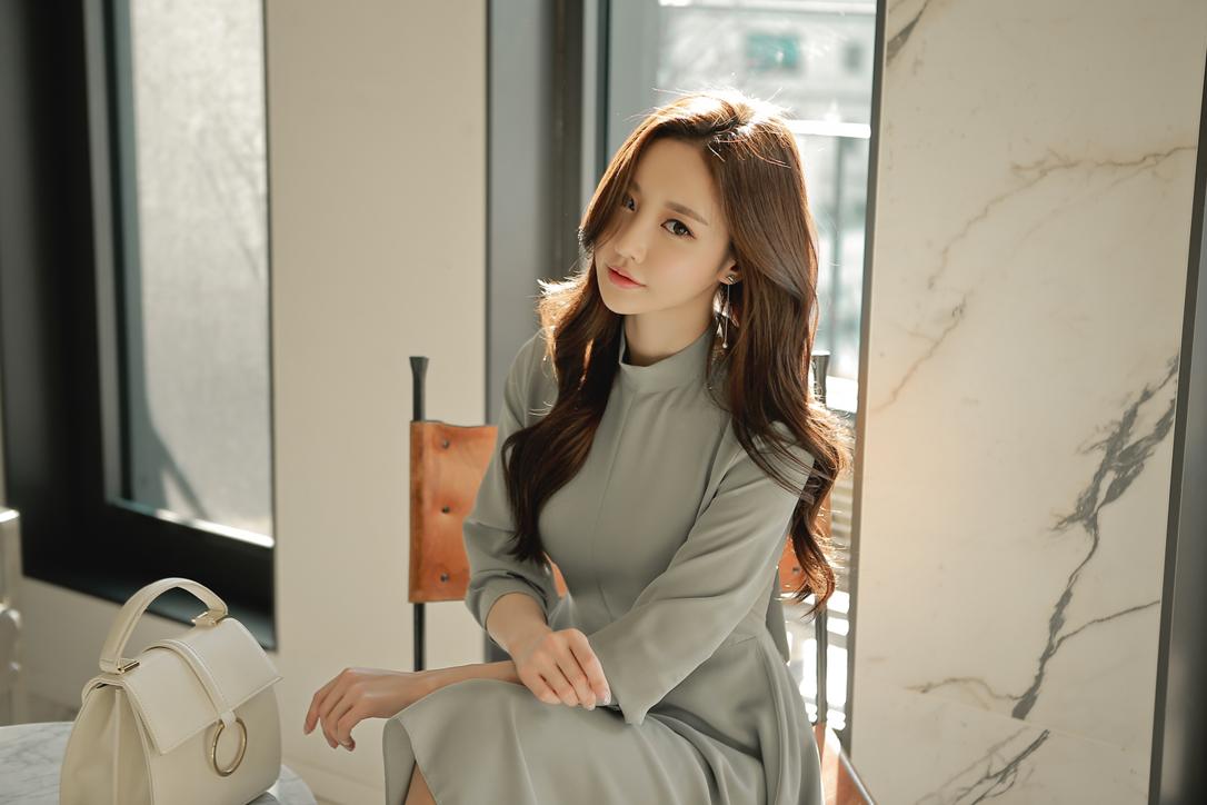 韩国模特孙允珠休闲修身无袖毛衣,韩国女神孙允珠