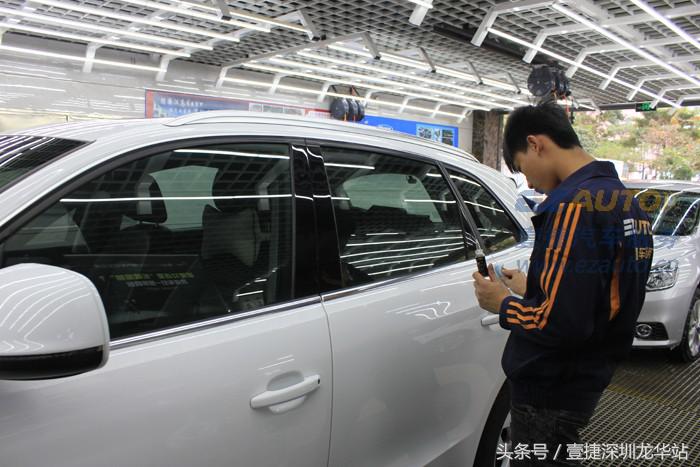 奥迪q5镀晶前后对比图,奥迪q5l镀晶是什么意思