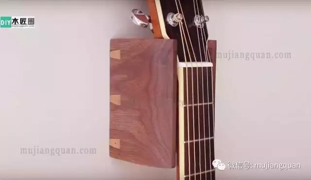 吉他架如何自己制作,自制吉他挂架