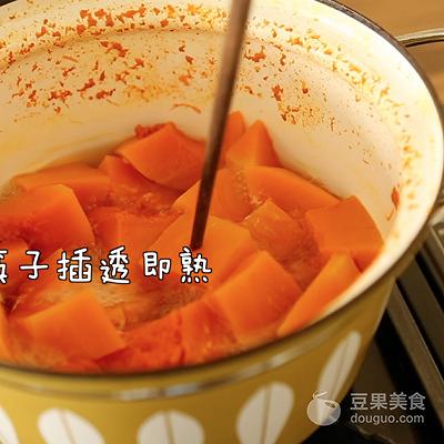南瓜羹的家常做法豆浆机版,豆浆机打南瓜羹不用小米