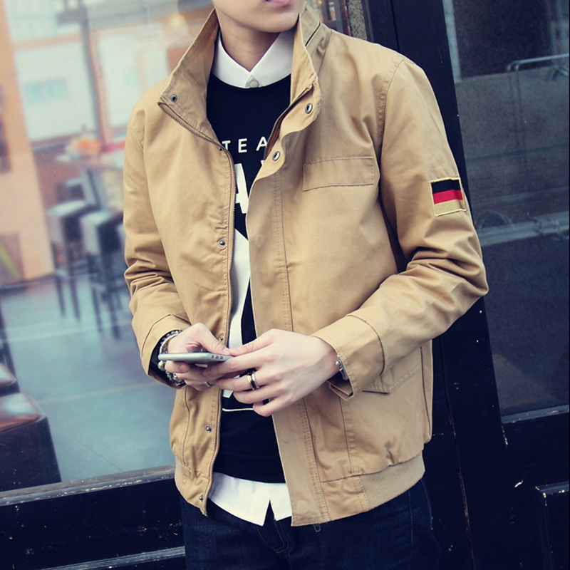 专柜正品早春款格纹夹克外套,年货早春新款立领呢子夹克外套