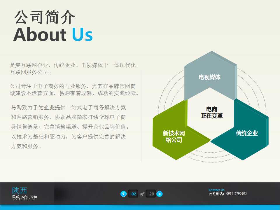 电商公司现状ppt,电商平台ppt介绍