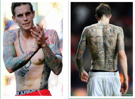 足球明星纹身最多的,足球明星纹身最多的是谁