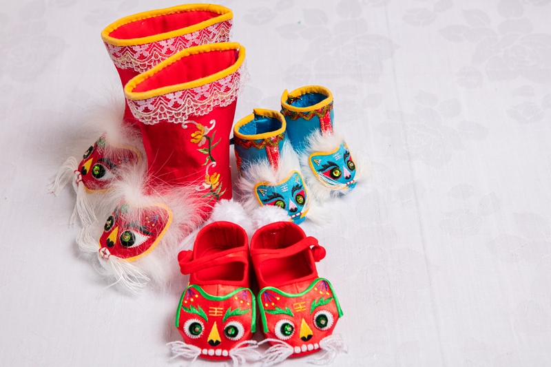 北京绝艺虎头鞋千针传情