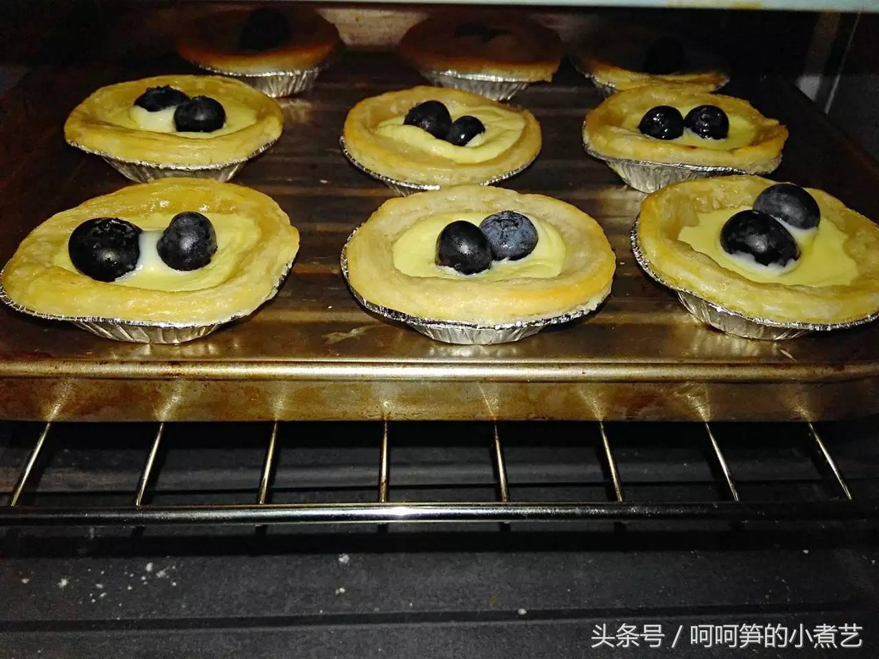 植树节，春游去~蓝莓蛋挞