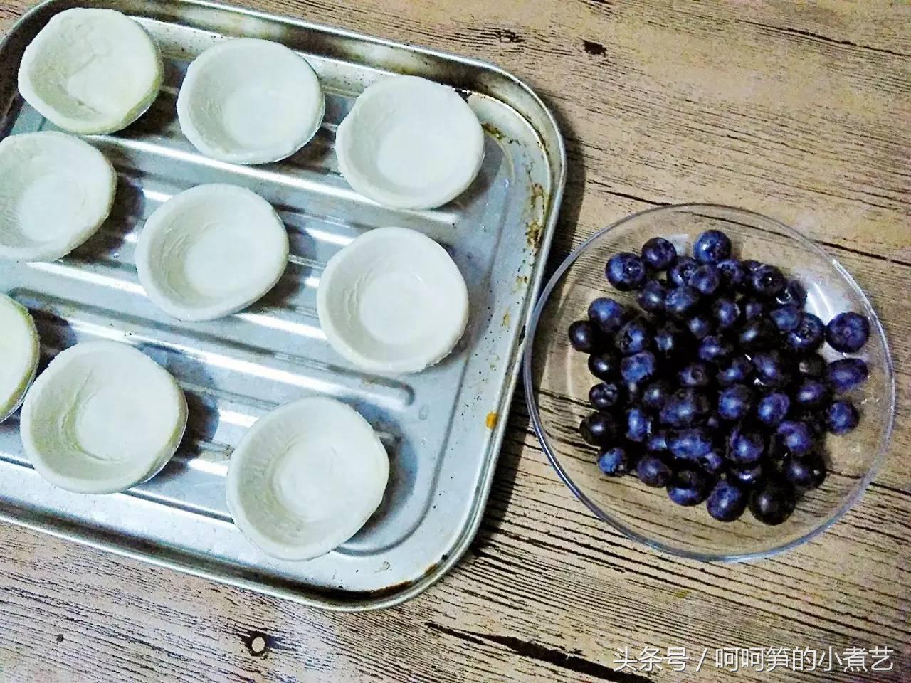 植树节，春游去~蓝莓蛋挞