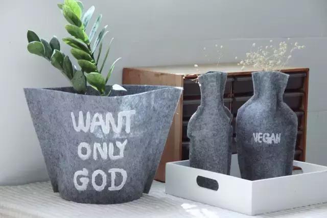 创意手工花盆旧物利用长方形,带把手茶壶旧物改造为花盆