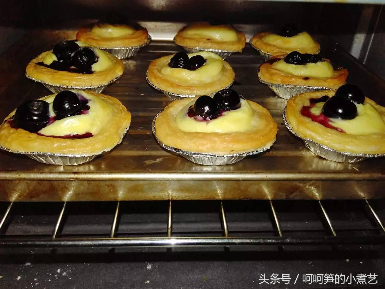 植树节，春游去~蓝莓蛋挞